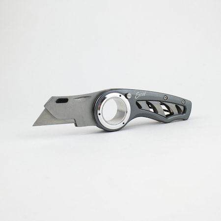 Excel Blades K60 Revo Utility Knife, Folding Knife with Clip, Work Knife, Gray, 6pk 16061